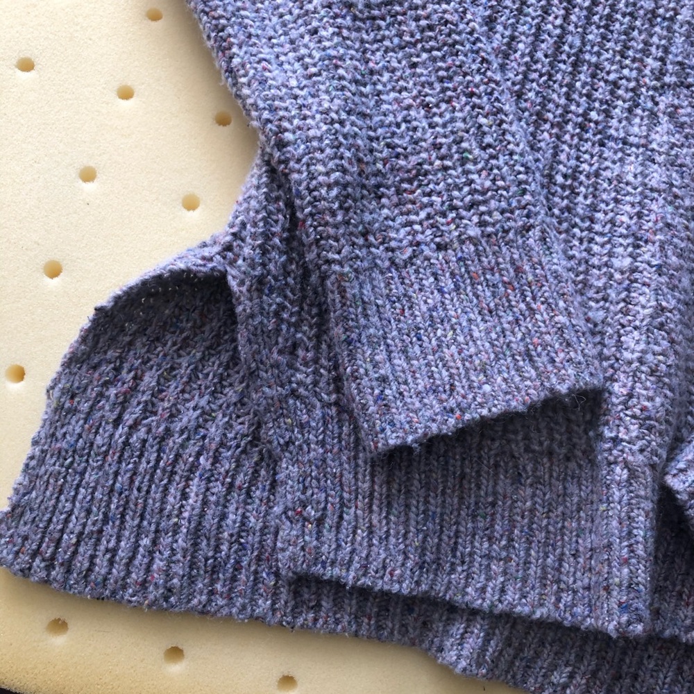 Madewell Color Flecked Ribbed Turtleneck Sweater - Picture 4 of 8